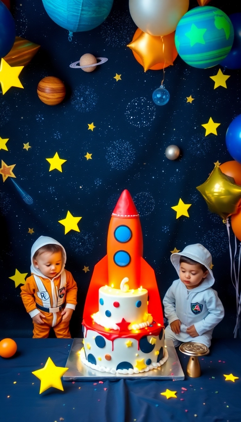 25 Unforgettable Kids Birthday Themes That'll Make Their Day Epic (You Won't Believe #18!) - 2. Space Adventure