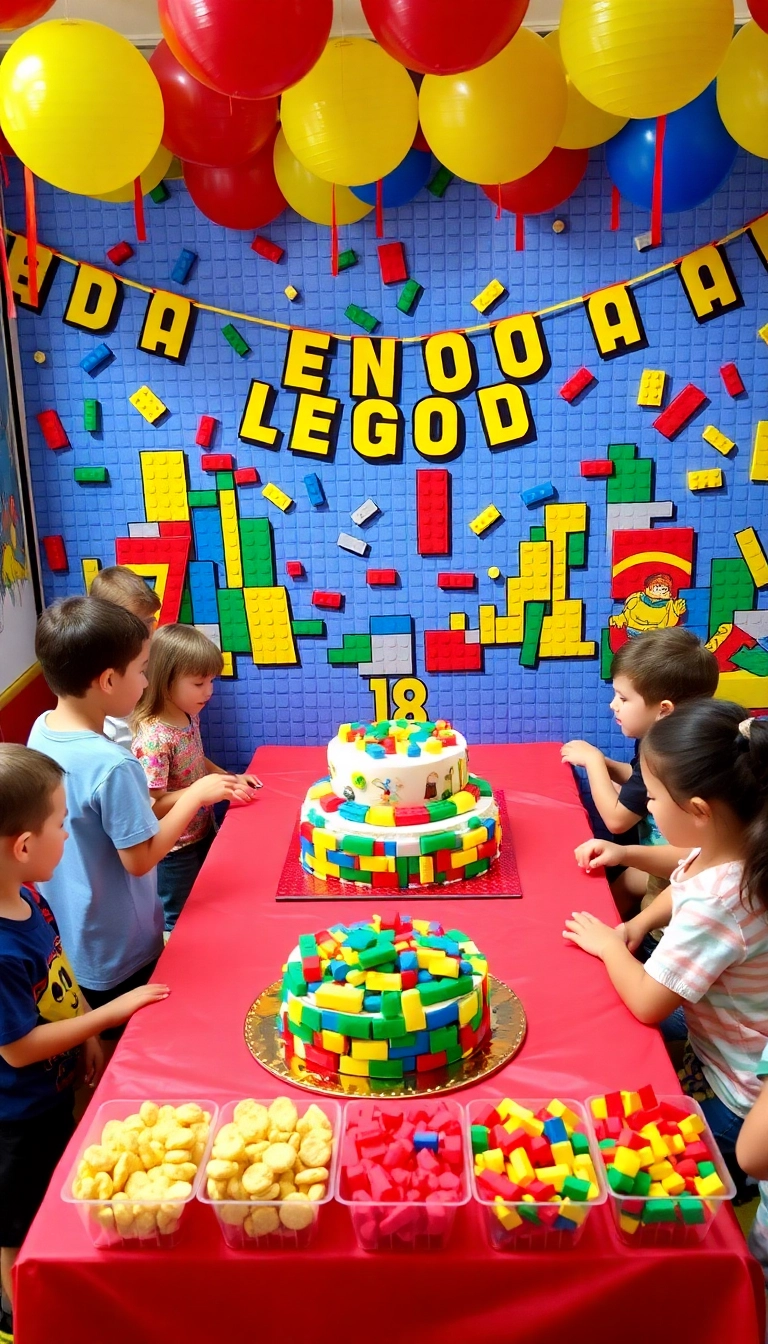 25 Unforgettable Kids Birthday Themes That'll Make Their Day Epic (You Won't Believe #18!) - 15. LEGO Land