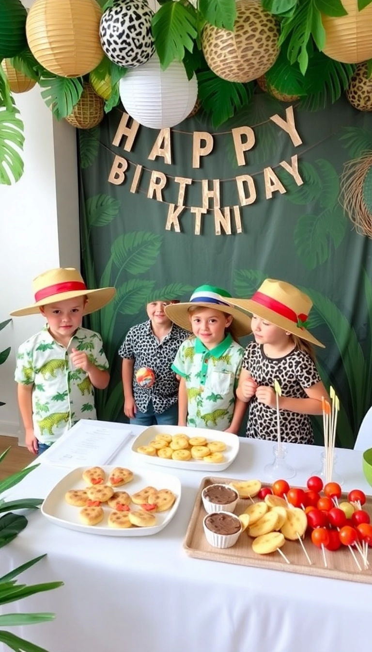 25 Unforgettable Kids Birthday Themes That'll Make Their Day Epic (You Won't Believe #18!) - 10. Safari Adventure