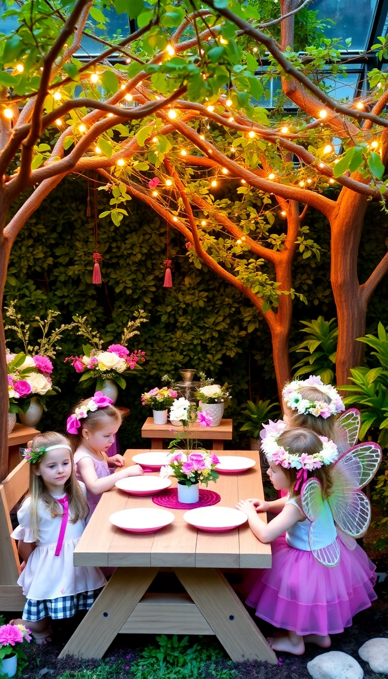 25 Unforgettable Kids Birthday Themes That'll Make Their Day Epic (You Won't Believe #18!) - 1. Enchanted Fairy Garden