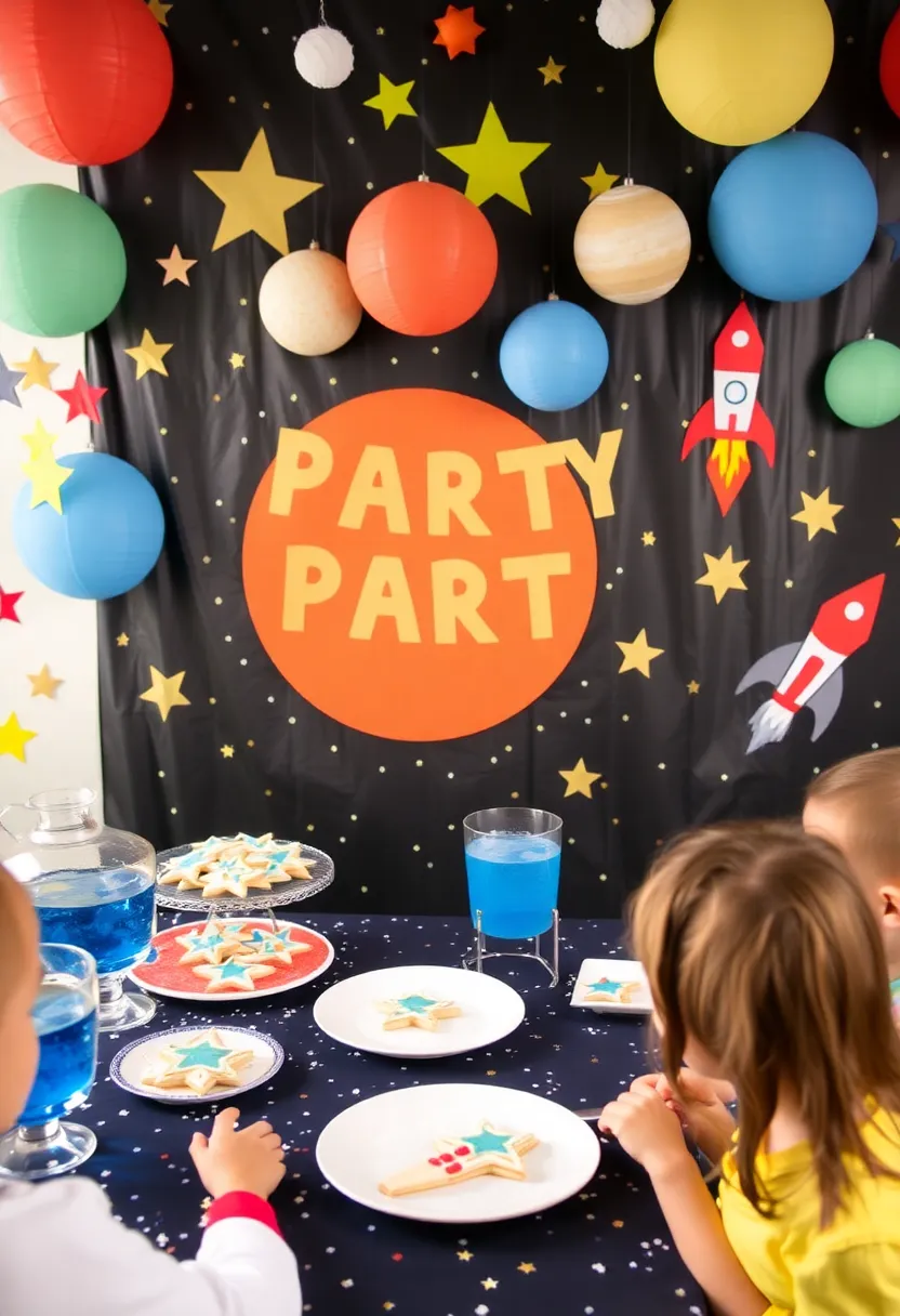 22 Themed Birthday Party Ideas That Will Make You the Host of the Year! - 6. Space Adventure