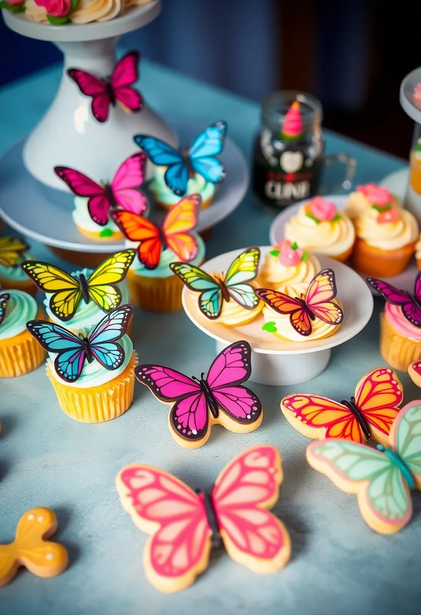 22 Butterfly Party Ideas That Will Make Your Celebration Take Flight! - 9. Butterfly-Inspired Desserts