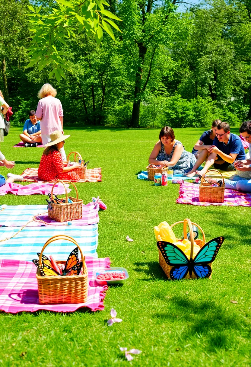 22 Butterfly Party Ideas That Will Make Your Celebration Take Flight! - 18. Butterfly-Themed Outdoor Picnic