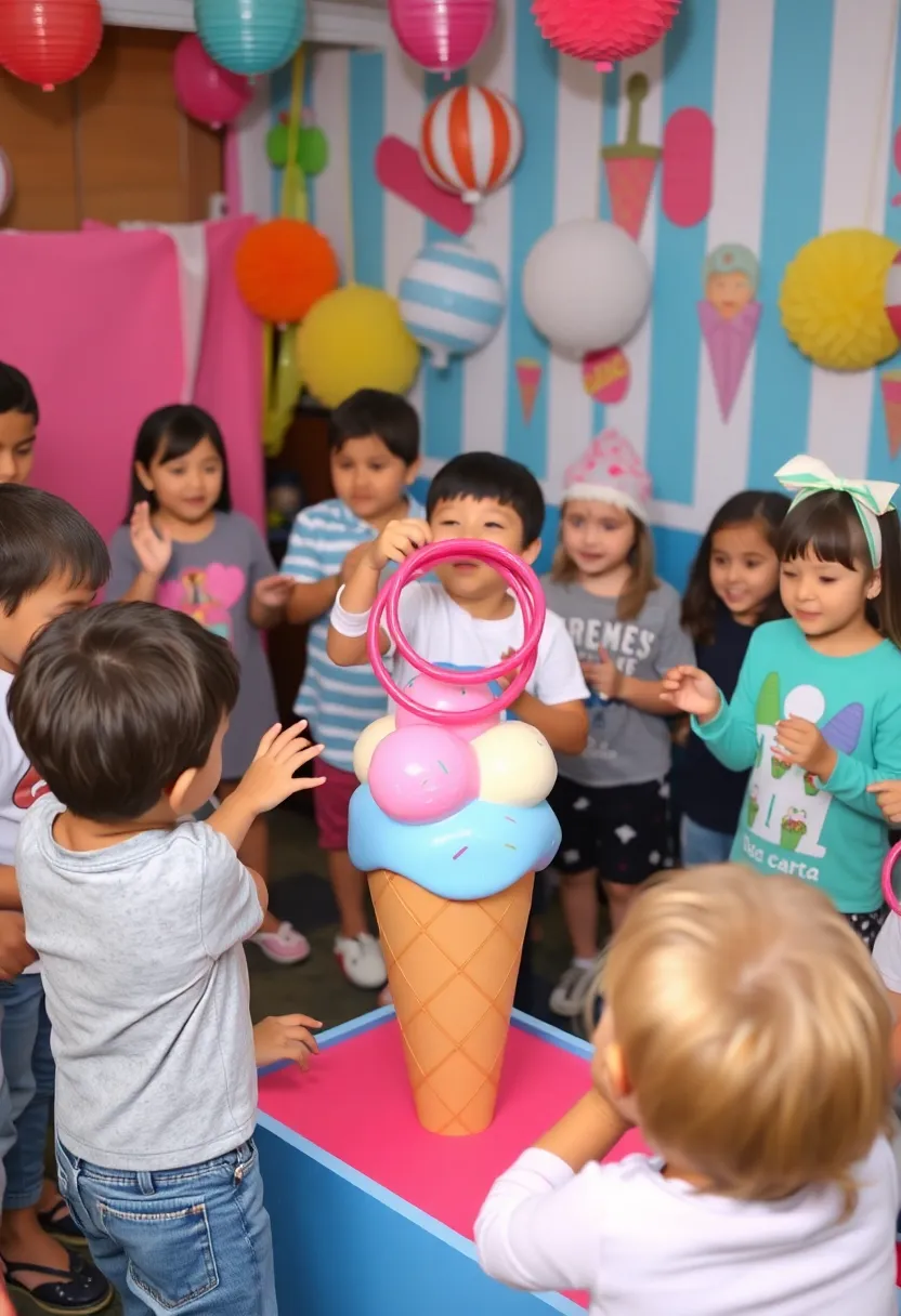 21 Colorful Ice Cream Birthday Decorations That Will Make Your Child's Day Unforgettable! - 16. Ice Cream Cone Party Games