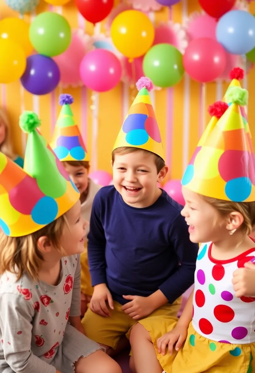 21 Colorful Ice Cream Birthday Decorations That Will Make Your Child's Day Unforgettable! - 7. Colorful Ice Cream Party Hats