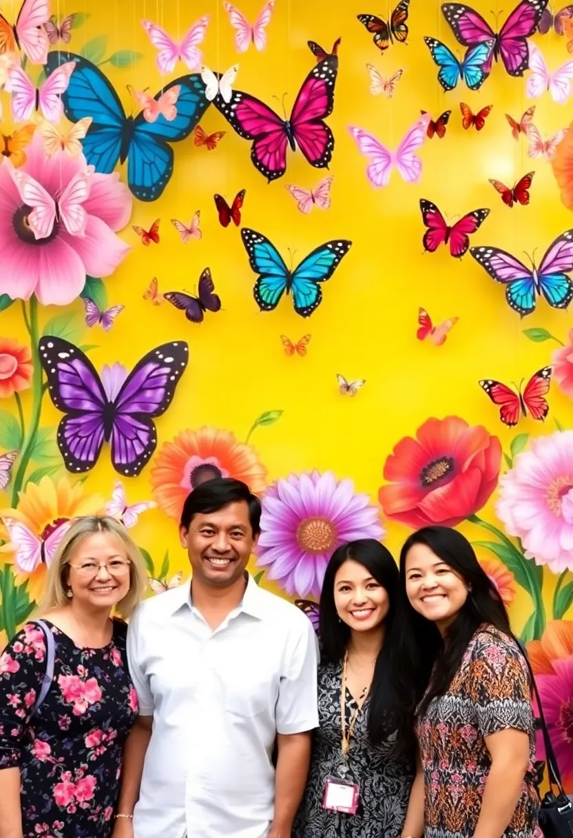 22 Butterfly Party Ideas That Will Make Your Celebration Take Flight! - 1. Stunning Butterfly Backdrop