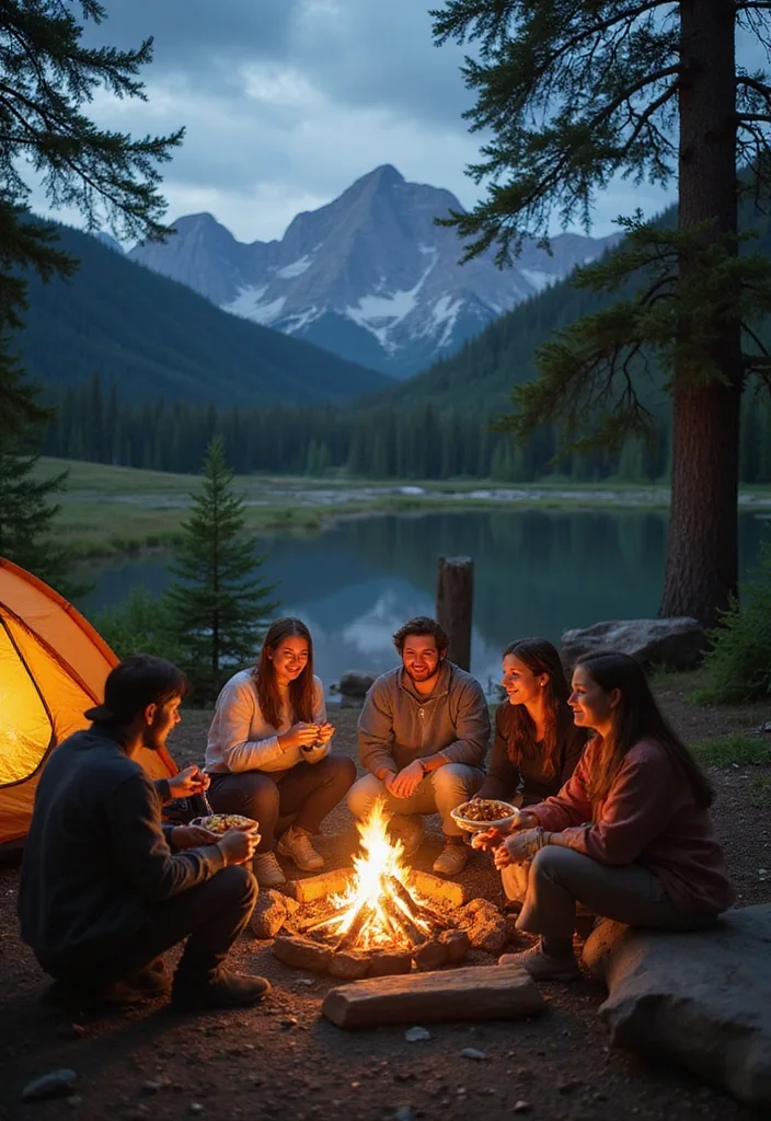 21 18th Birthday Party Ideas That Will Make You the Star of the Night! - 12. Camping Retreat