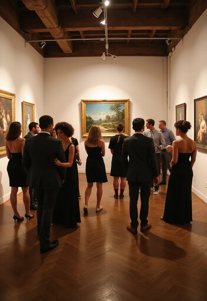 21 18th Birthday Party Ideas That Will Make You the Star of the Night! - 19. Art Gallery Opening