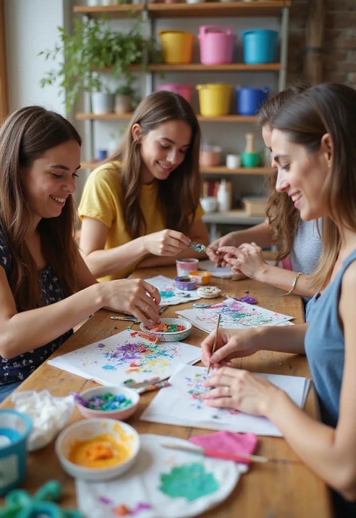 21 18th Birthday Party Ideas That Will Make You the Star of the Night! - 5. DIY Craft Party