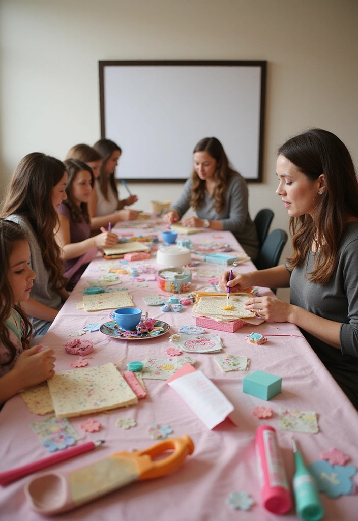 21 Baby Shower Ideas That Will Make You the Host of the Year (You Won't Believe #12!) - 17. Crafting Corner