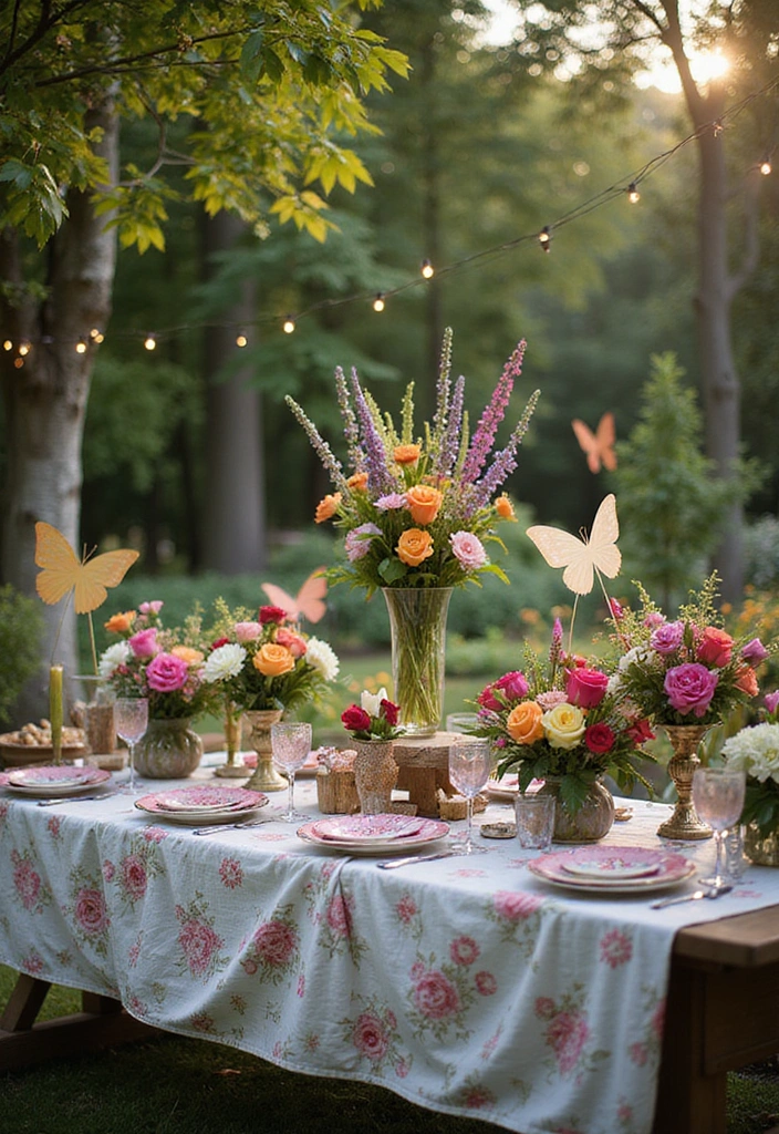 20 Magical Butterfly Themed Birthday Party Ideas That Will Make You Flutter with Joy! - 3. Butterfly Garden Decorations