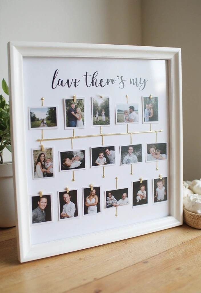 21 Baby Shower Decorations That Will Leave Your Guests in Awe (You Won't Believe #7!) - 4. Personal Touches with Photo Displays