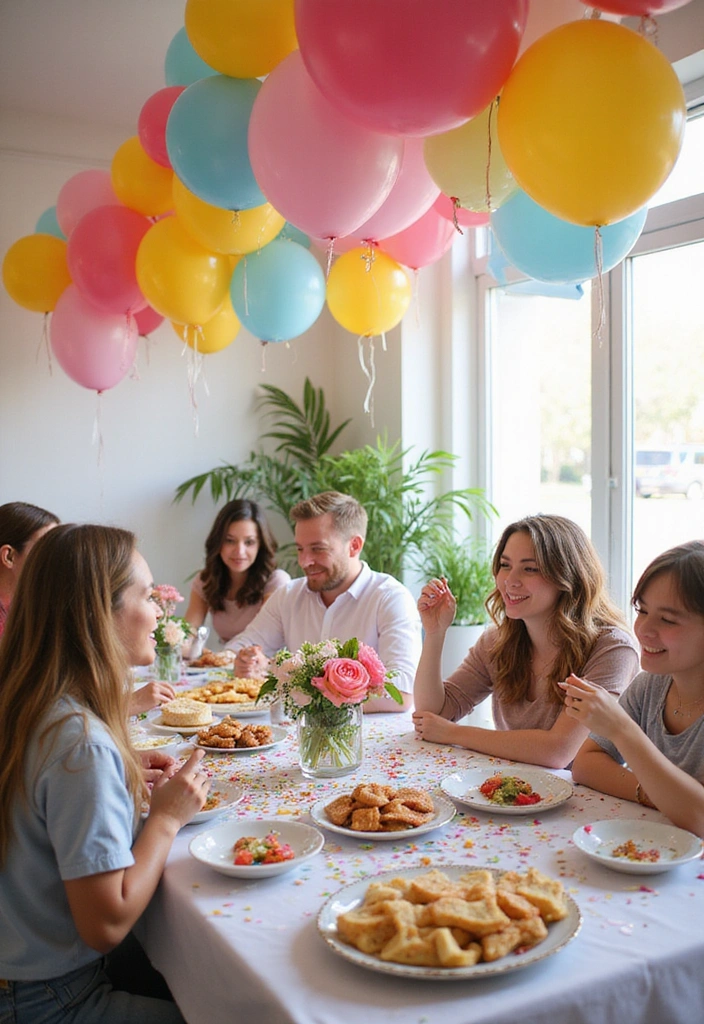 21 Baby Shower Ideas That Will Make You the Host of the Year (You Won't Believe #12!) - 16. Colorful Confetti Celebration