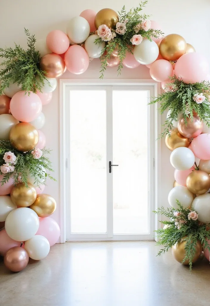 21 Baby Shower Decorations That Will Leave Your Guests in Awe (You Won't Believe #7!) - 1. Balloon Arches that Dazzle