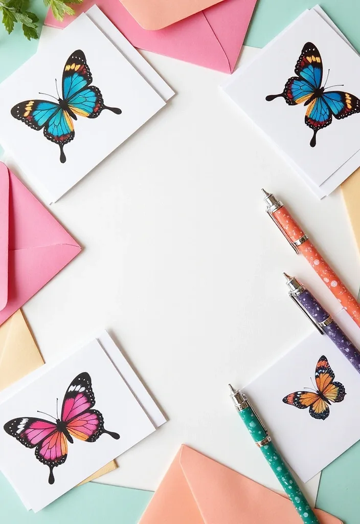 20 Magical Butterfly Themed Birthday Party Ideas That Will Make You Flutter with Joy! - 18. Butterfly Thank You Cards