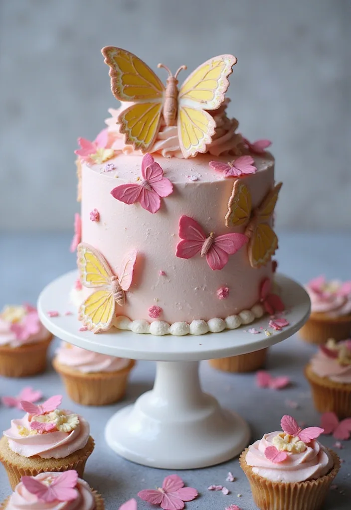 20 Magical Butterfly Themed Birthday Party Ideas That Will Make You Flutter with Joy! - 2. Butterfly Cake Design