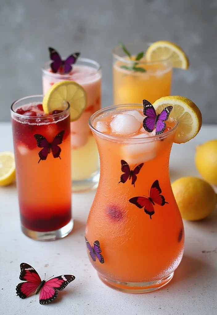 20 Magical Butterfly Themed Birthday Party Ideas That Will Make You Flutter with Joy! - 15. Butterfly-Themed Drinks