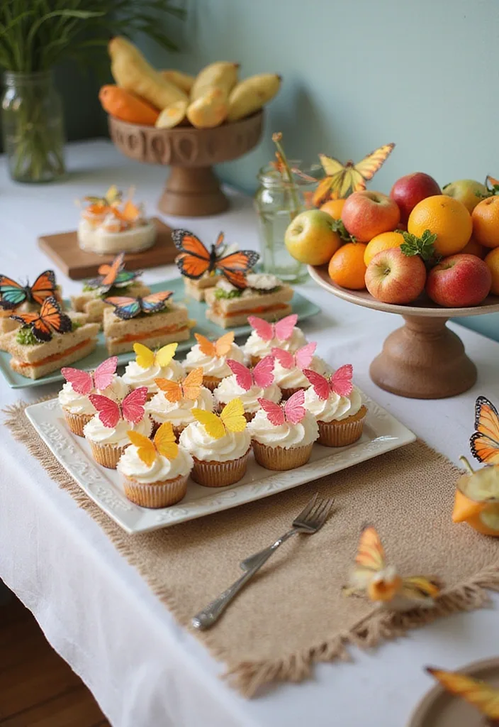 20 Magical Butterfly Themed Birthday Party Ideas That Will Make You Flutter with Joy! - 9. Butterfly Food Displays