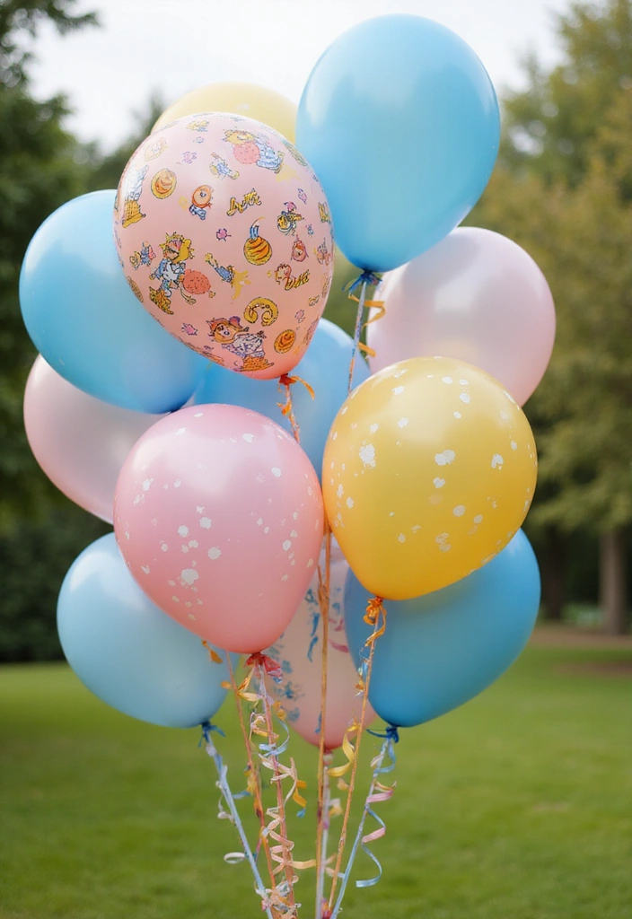 21 Baby Shower Decorations That Will Leave Your Guests in Awe (You Won't Believe #7!) - 6. Adorable Themed Balloons