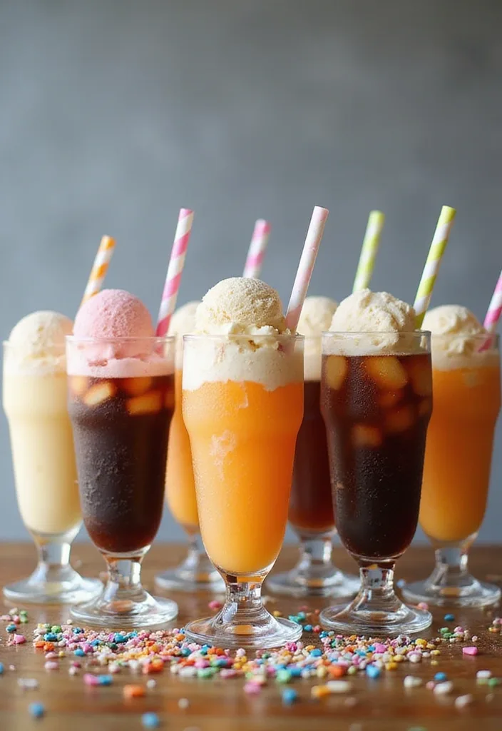 21 Ice Cream Bar Party Ideas That Will Make Your Guests Scream for More! - 3. Ice Cream Float Bar