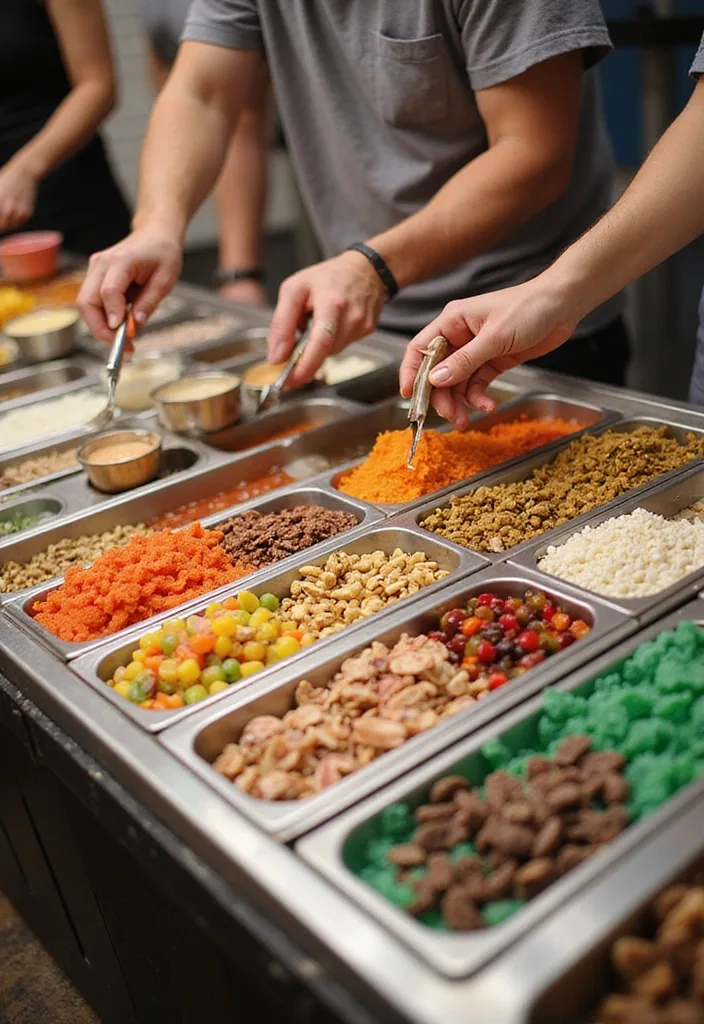 21 Ice Cream Bar Party Ideas That Will Make Your Guests Scream for More! - 10. Fun Toppings Bar