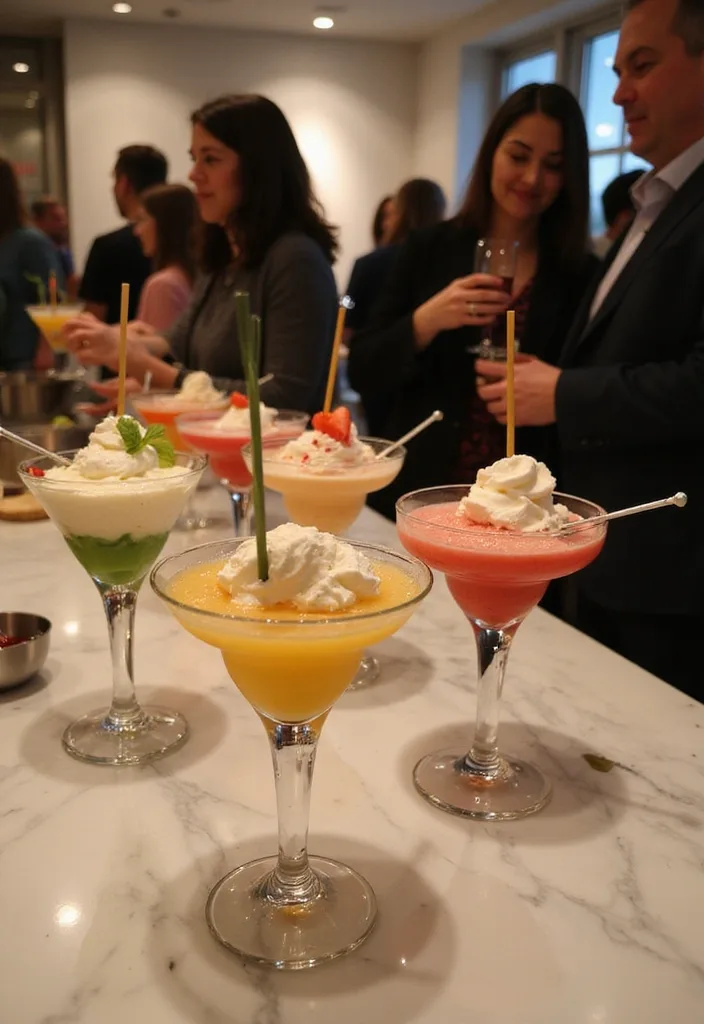 21 Ice Cream Bar Party Ideas That Will Make Your Guests Scream for More! - 15. Signature Ice Cream Cocktails