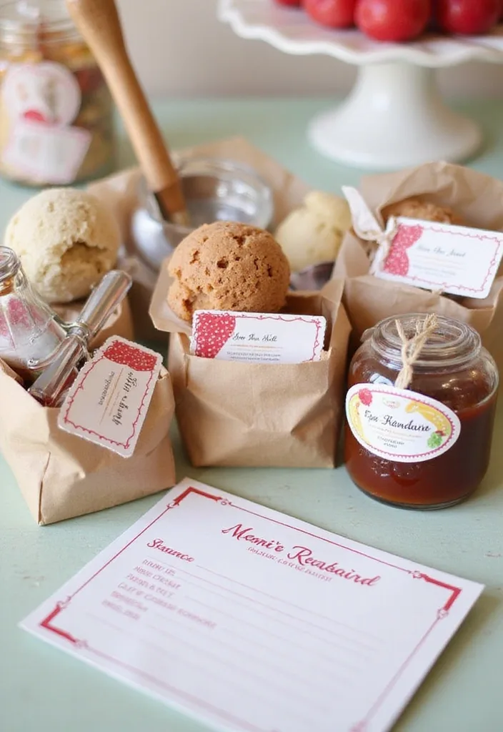 21 Ice Cream Bar Party Ideas That Will Make Your Guests Scream for More! - 16. Ice Cream-Themed Party Favors