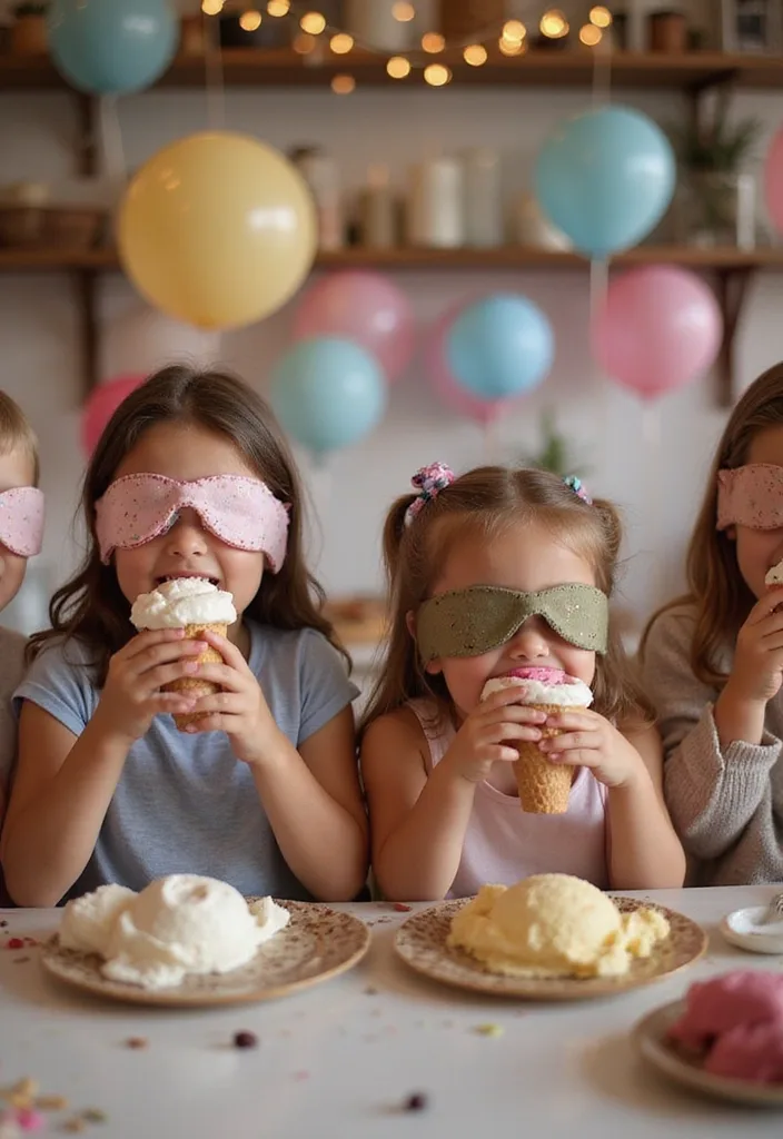 21 Ice Cream Birthday Party Ideas That Will Make Your Child's Day Unforgettable! - 14. Ice Cream Flavor Guessing Game