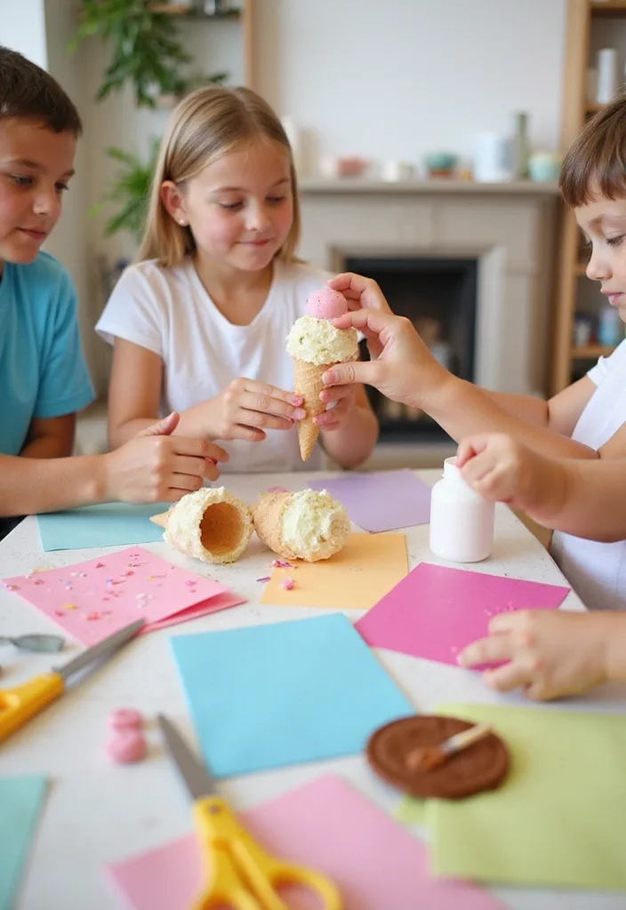 21 Ice Cream Birthday Party Ideas That Will Make Your Child's Day Unforgettable! - 3. DIY Ice Cream Cone Decorations