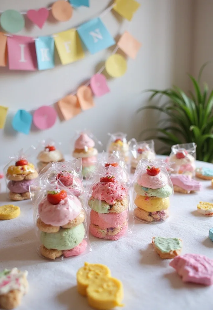 21 Ice Cream Birthday Party Ideas That Will Make Your Child's Day Unforgettable! - 5. Ice Cream-Themed Party Favors