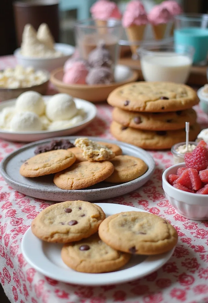 21 Ice Cream Birthday Party Ideas That Will Make Your Child's Day Unforgettable! - 10. Ice Cream Sandwich Station