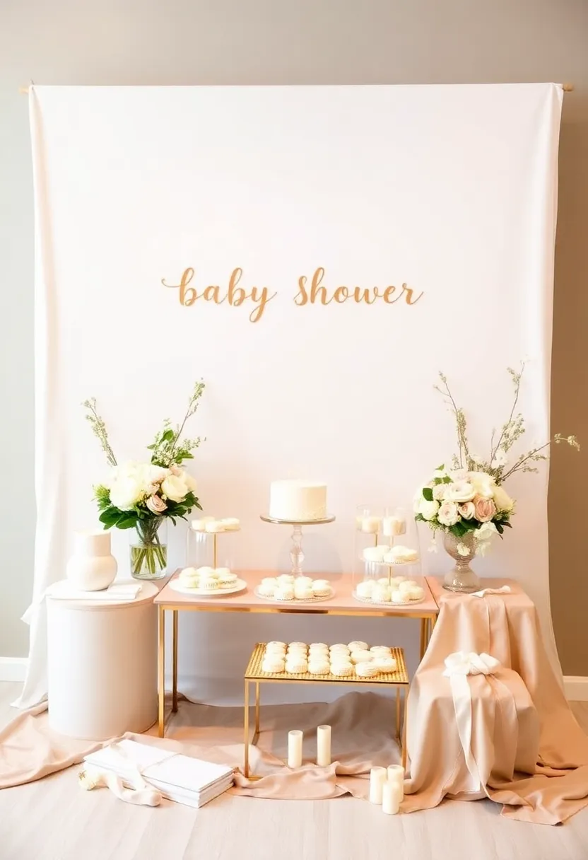 21 Baby Shower Inspo That Will Leave You Speechless (Especially #14!) - 19. Minimalist Elegance