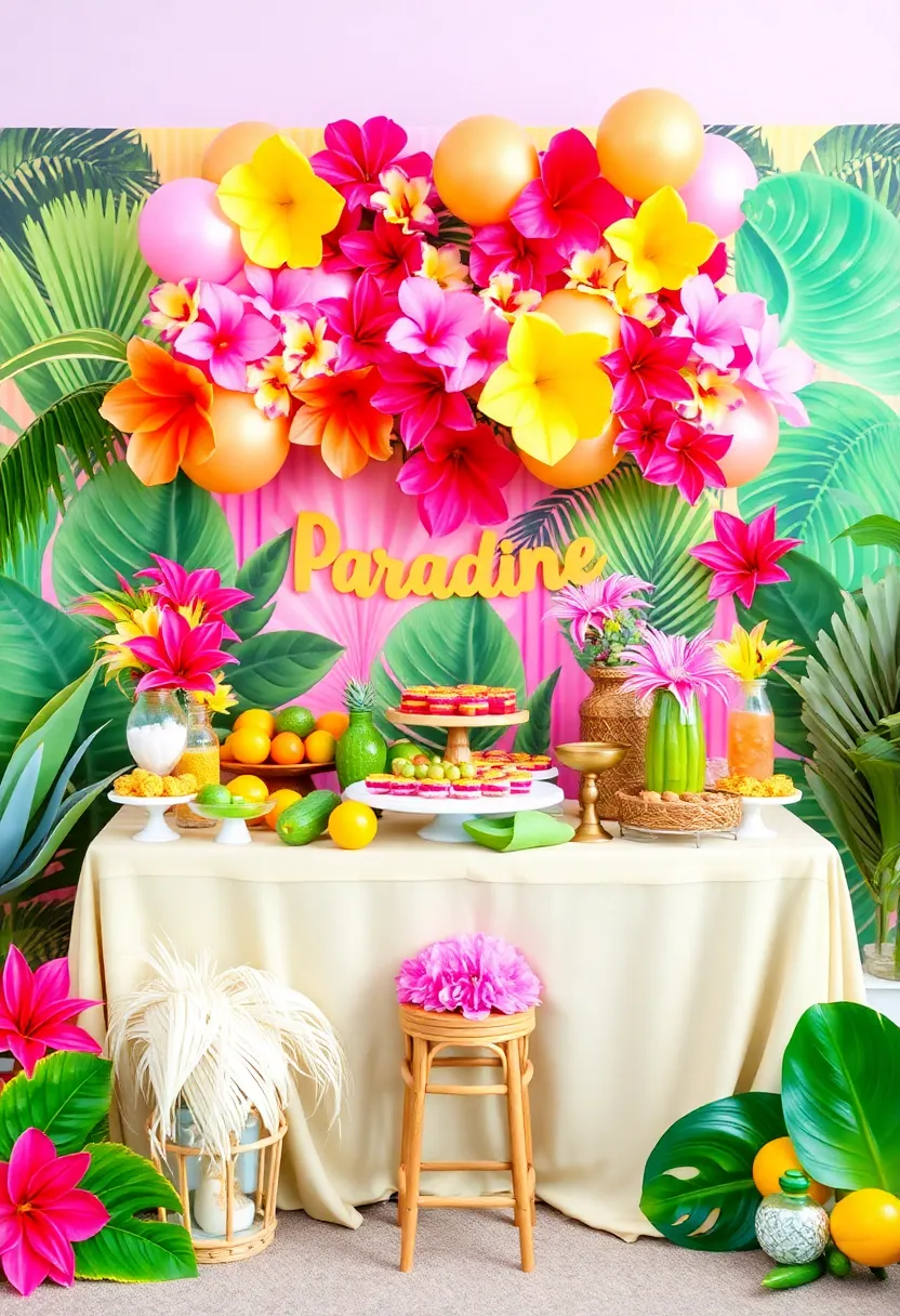 21 Baby Shower Inspo That Will Leave You Speechless (Especially #14!) - 18. Tropical Paradise