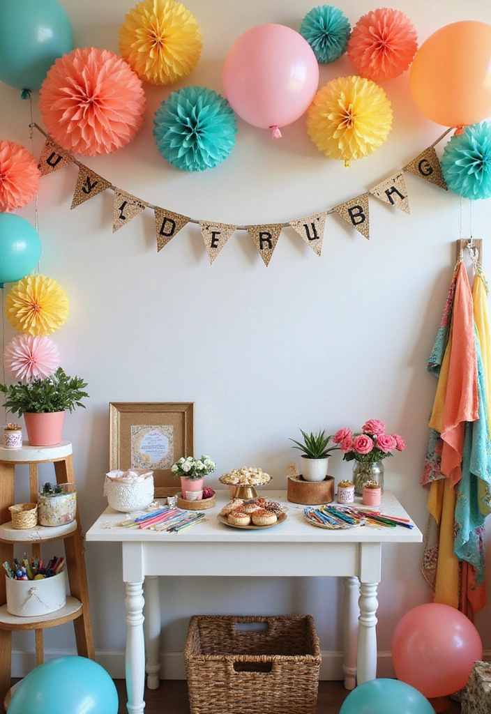 21 Baby Shower Inspo That Will Leave You Speechless (Especially #14!) - 7. Artisanal Crafting Corner