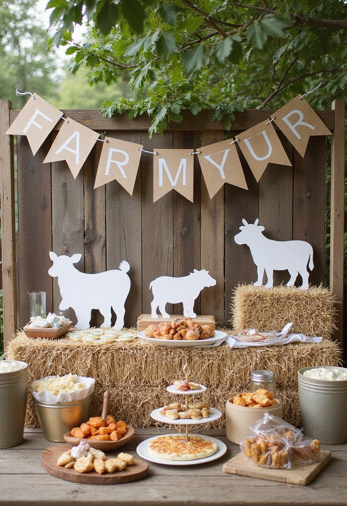 21 Baby Shower Inspo That Will Leave You Speechless (Especially #14!) - 15. Farmyard Fun
