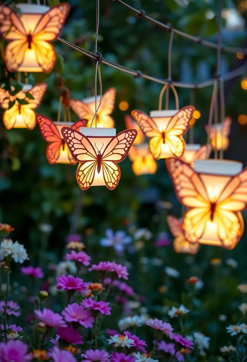 21 Butterfly Party Inspirations That Will Make Your Celebration Fly High! - 19. Butterfly Lanterns