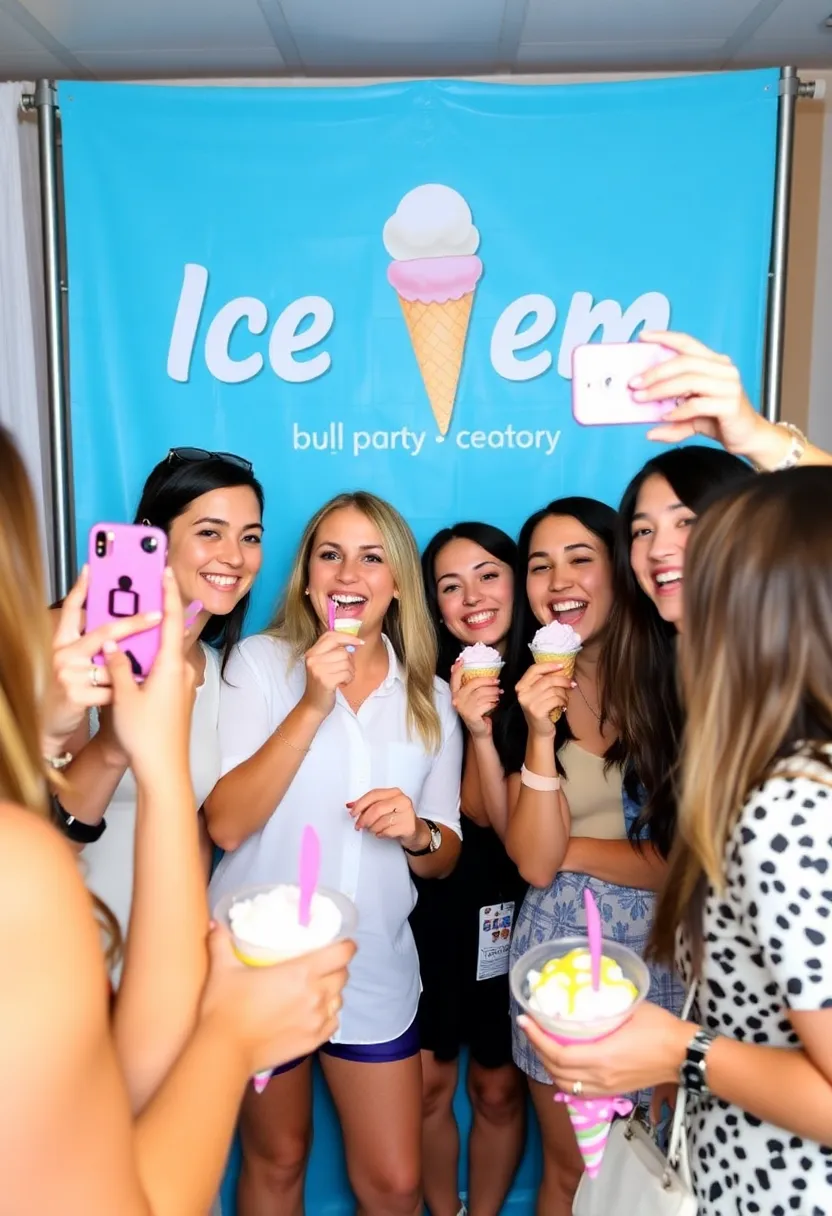 21 Ice Cream Party Ideas That Will Have Everyone Talking (Don't Miss #8!) - 18. Ice Cream Social Media Challenge