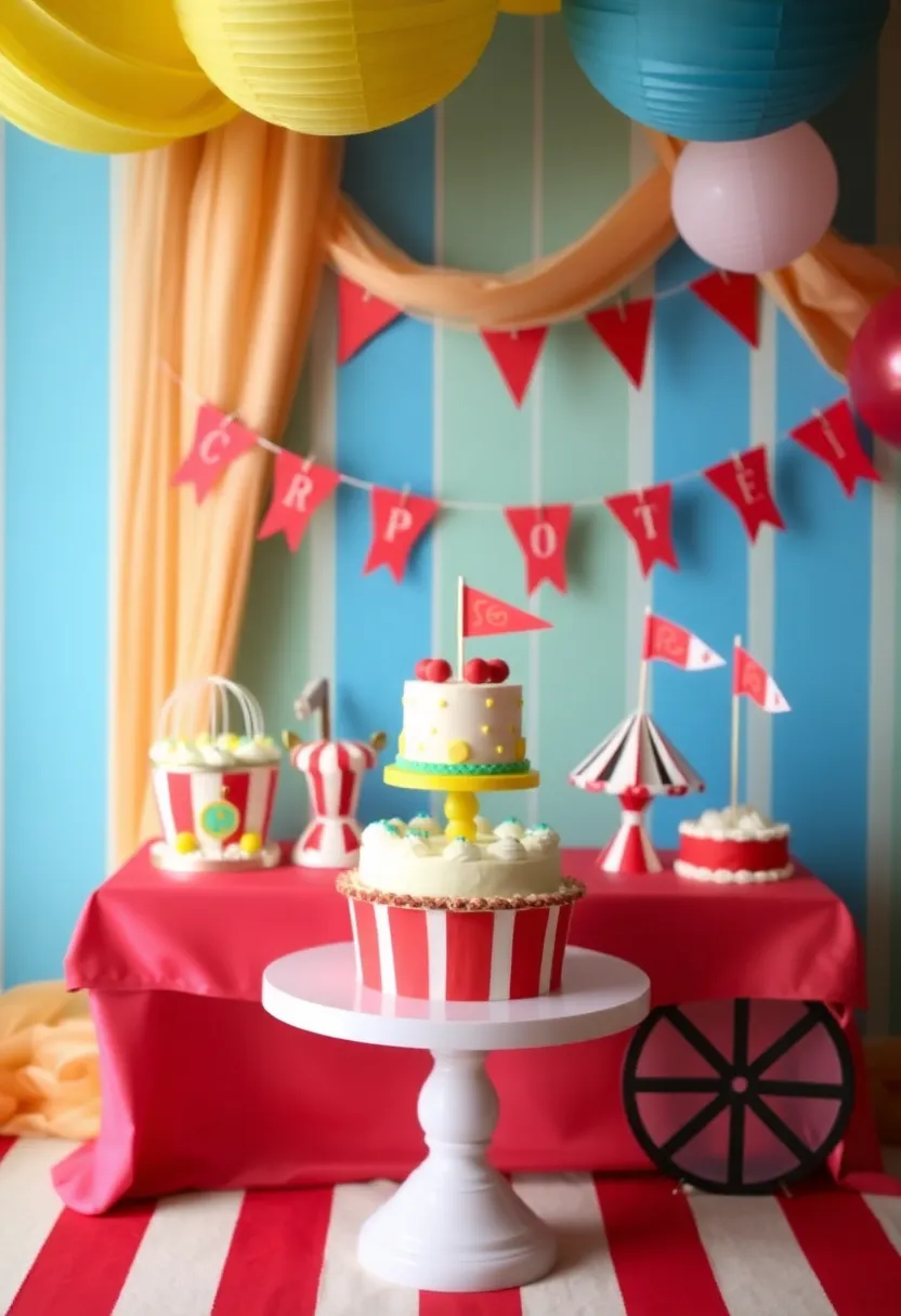 21 Creative Baby Shower Themes That Will Have Everyone Talking (Wait Until You See #5!) - 12. Circus Extravaganza