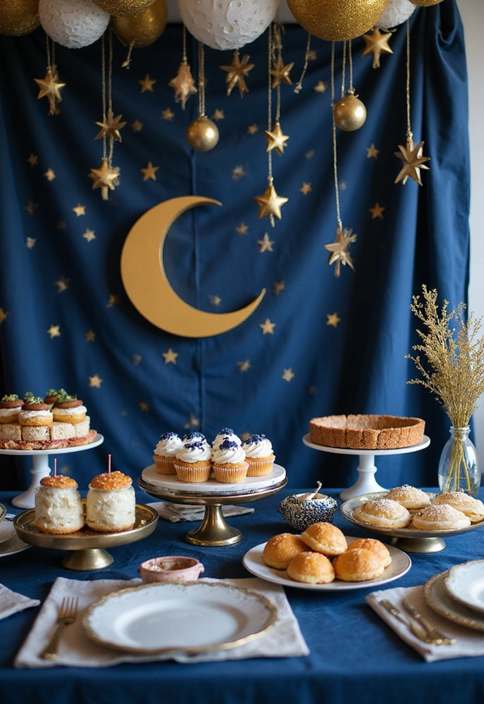 21 Creative Baby Shower Themes That Will Have Everyone Talking (Wait Until You See #5!) - 5. Celestial Dreams
