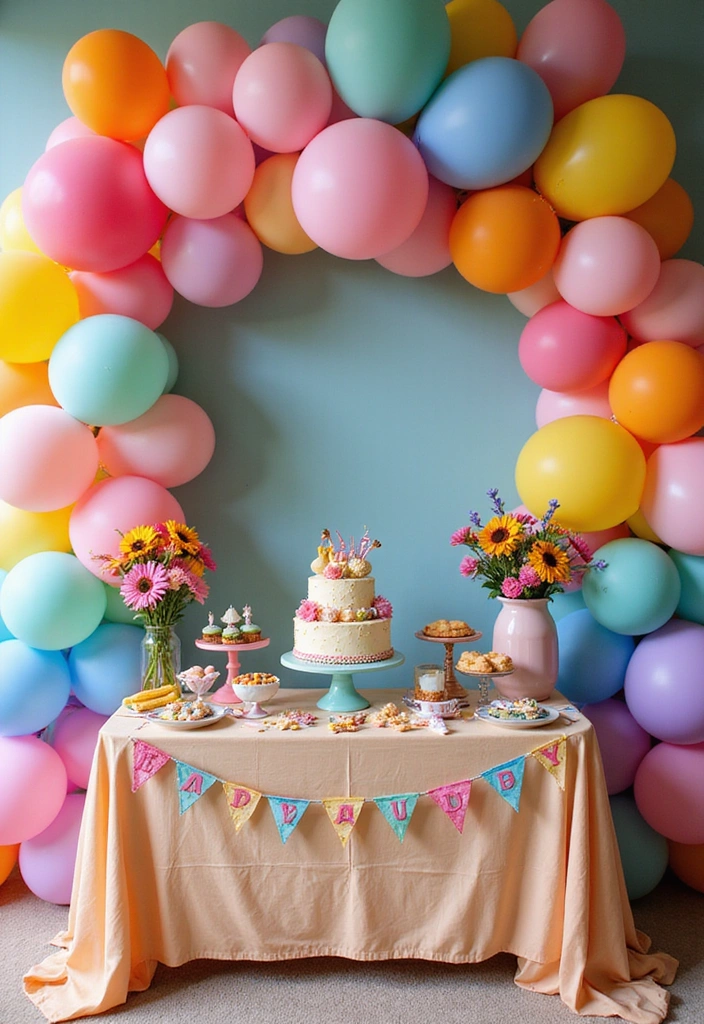 21 Creative Baby Shower Themes That Will Have Everyone Talking (Wait Until You See #5!) - 7. Balloon Bonanza