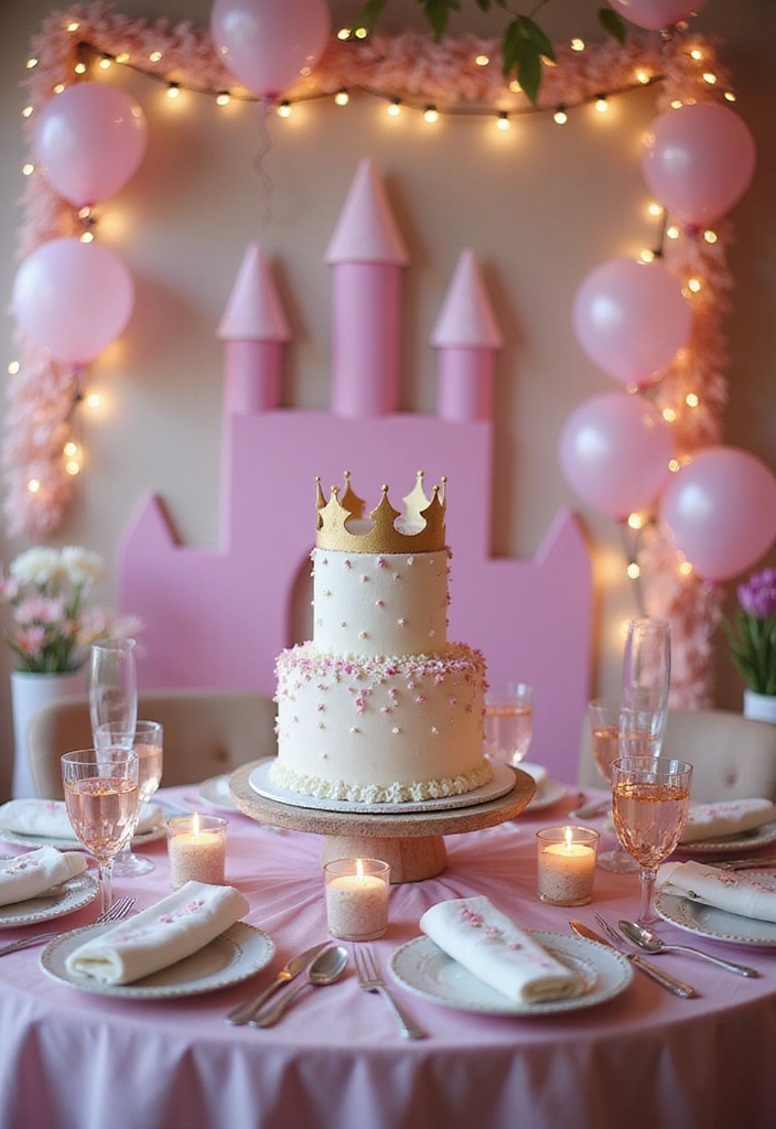 21 Enchanting Princess Birthday Party Ideas That Will Make Her Feel Like Royalty! - 1. Royal Castle Theme