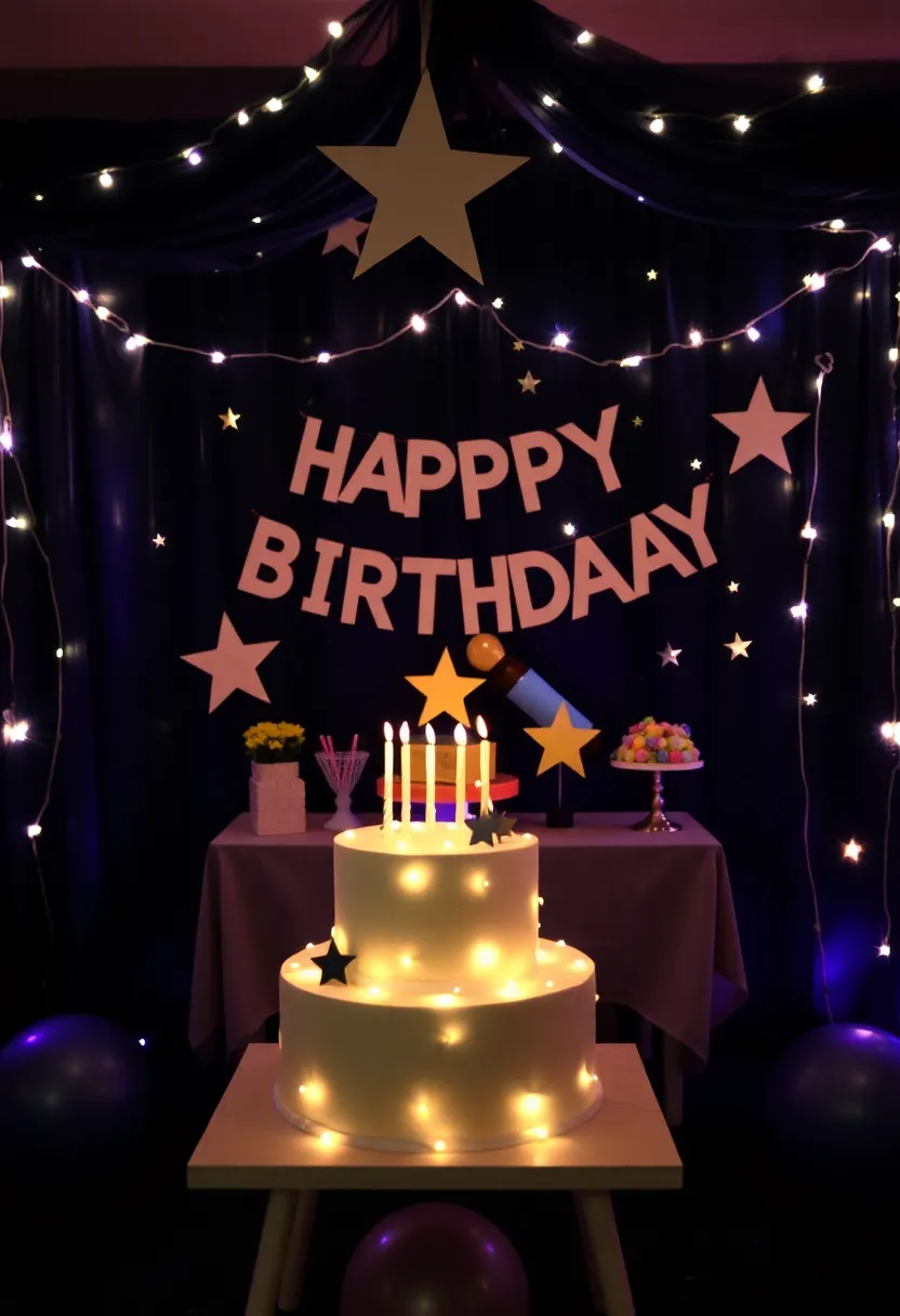 21 Enchanting Princess Birthday Party Ideas That Will Make Her Feel Like Royalty! - 11. Starry Night Princess Party