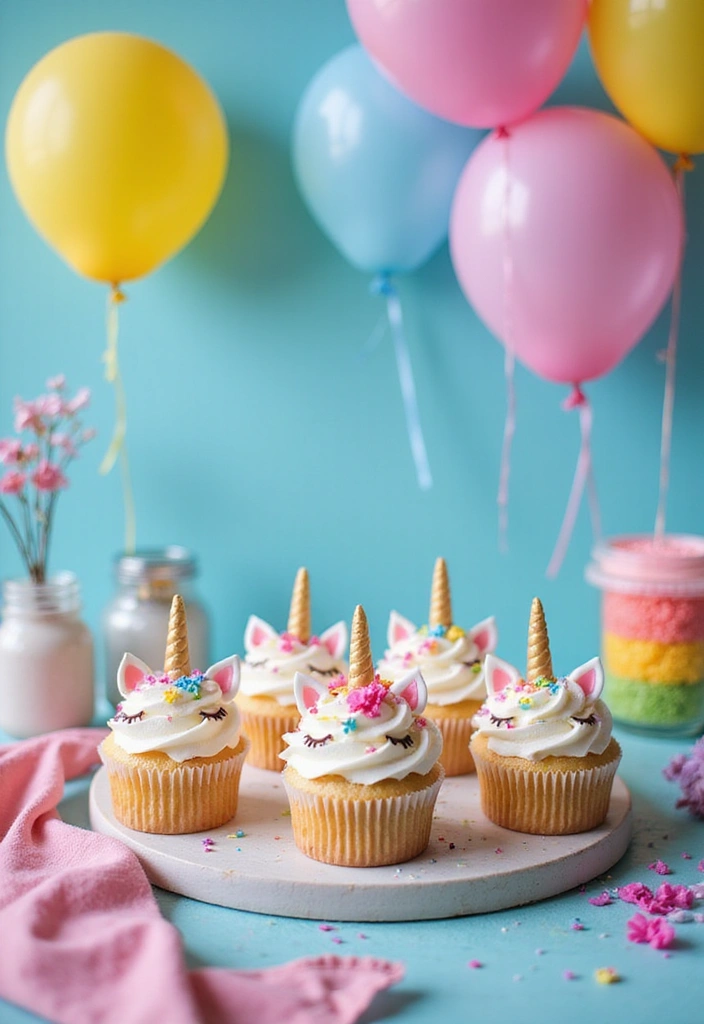 21 Enchanting Princess Birthday Party Ideas That Will Make Her Feel Like Royalty! - 4. Magical Unicorn Theme
