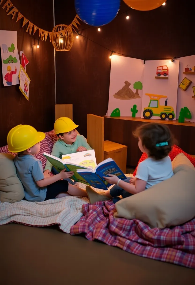 21 Construction Birthday Party Ideas That Will Make Your Child’s Day Unforgettable! - 12. Construction-Themed Storytime