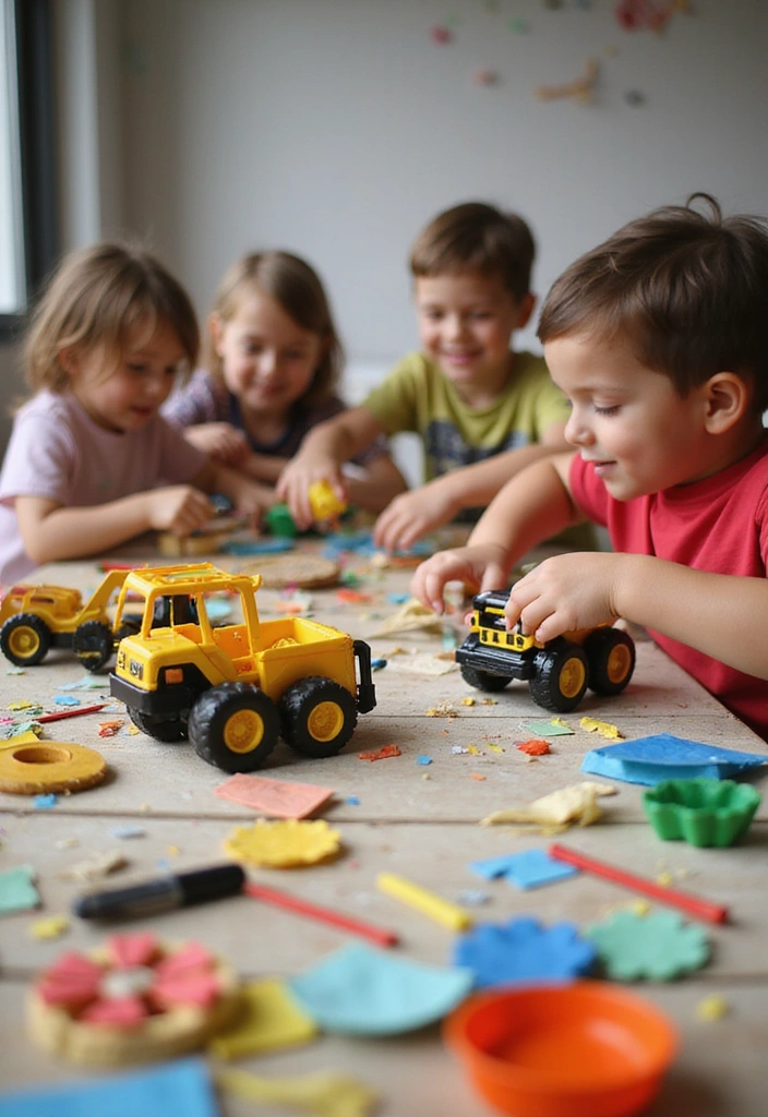 21 Construction Birthday Party Ideas That Will Make Your Child’s Day Unforgettable! - 8. Construction-Themed Crafts