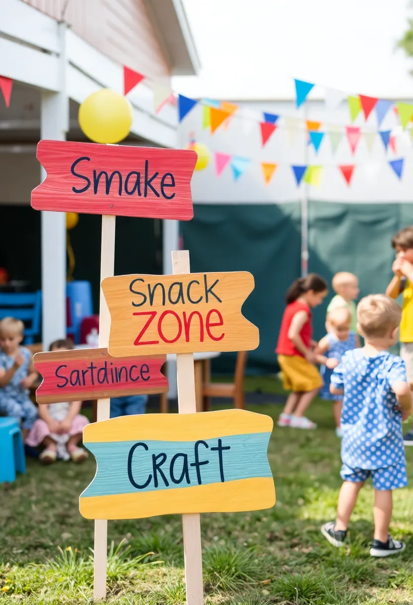 21 Construction Birthday Party Ideas That Will Make Your Child’s Day Unforgettable! - 16. Personalized Construction Zone Signage